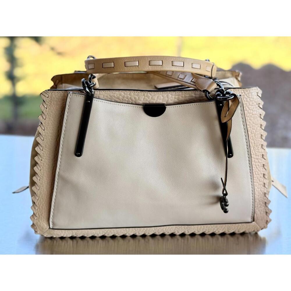 Coach Dreamer Rogue Colorblock Whipstitch Suede Calf Leather - Picture 2 of 15